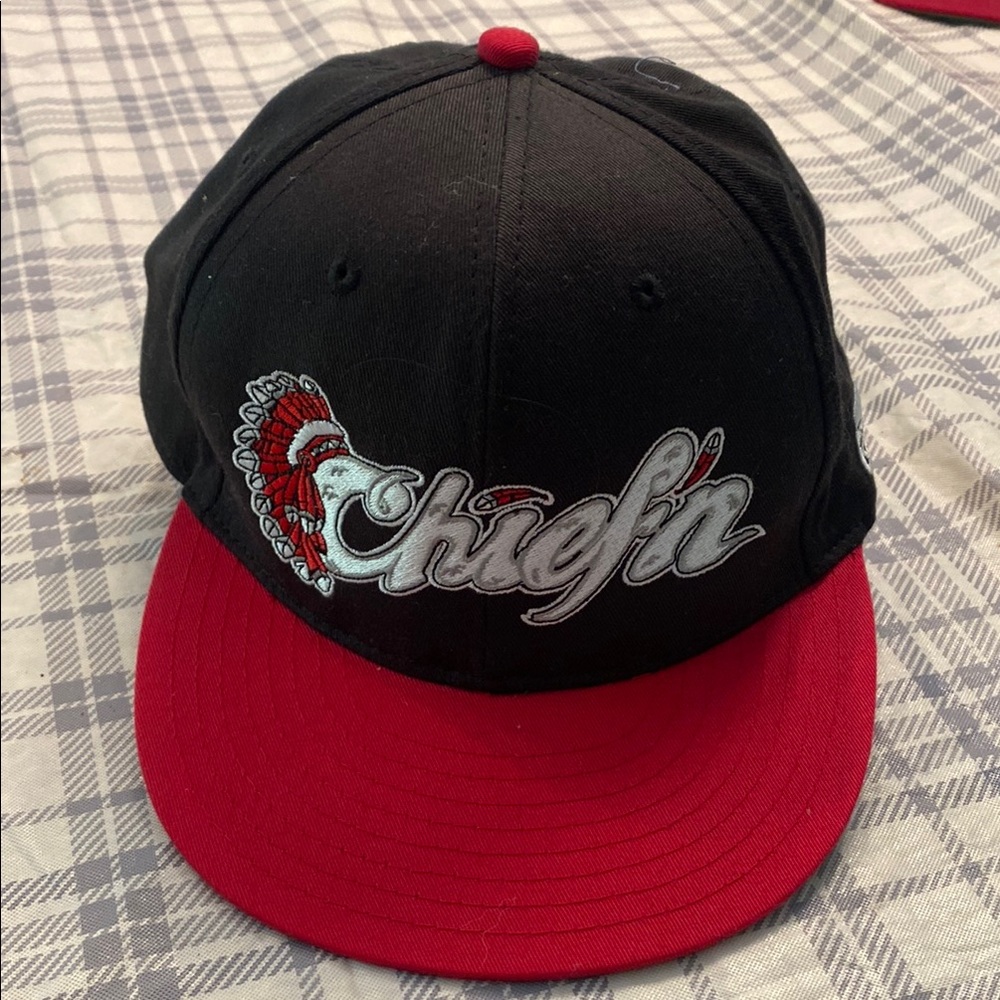 Black and Red Chief'n Cap